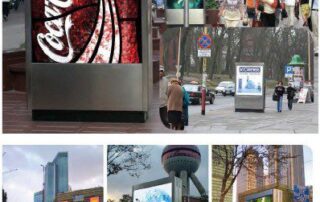 LED digital screen dubai bus stop
