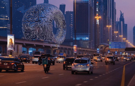 Lamp Post Advertising Dubai uae
