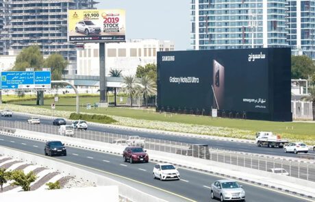 Traditional Static Billboards abu dhabi outdoor advertising