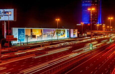 billboard advertising dubai essalan digital space dive