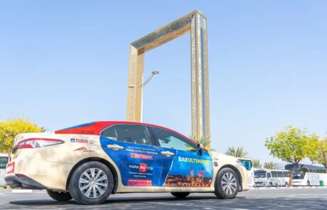 Full Taxi Wrap Advertising in Dubai – High-Impact Outdoor Branding