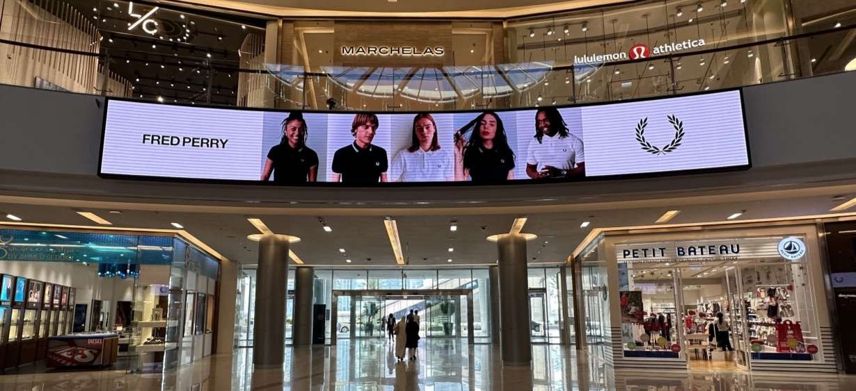 Mall Dome Screen Advertising- Dubai Marina Mall
